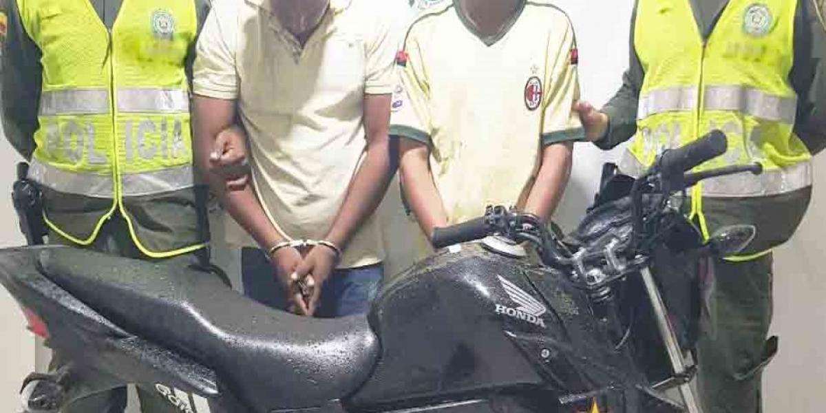 Foto: Policía del Magdalena. Luis Carlos Parejo Caballero y Luis Alberto Pertuz Arrieta, fueron enviados a un Centro Penitenciario y Carcelario.