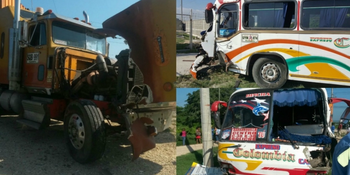 Así quedaron los automotores involucrados en el accidente de tránsito en la Cordialidad.