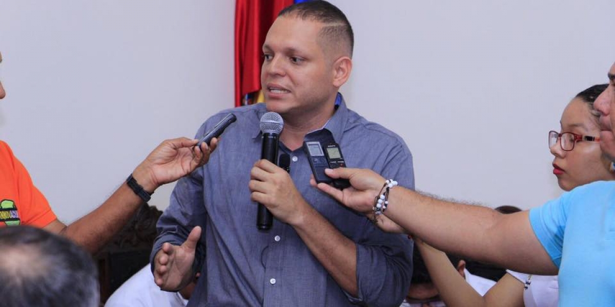Alcaldía de Ciénaga. Alcalde de Ciénaga, Edgardo Pérez Díaz.