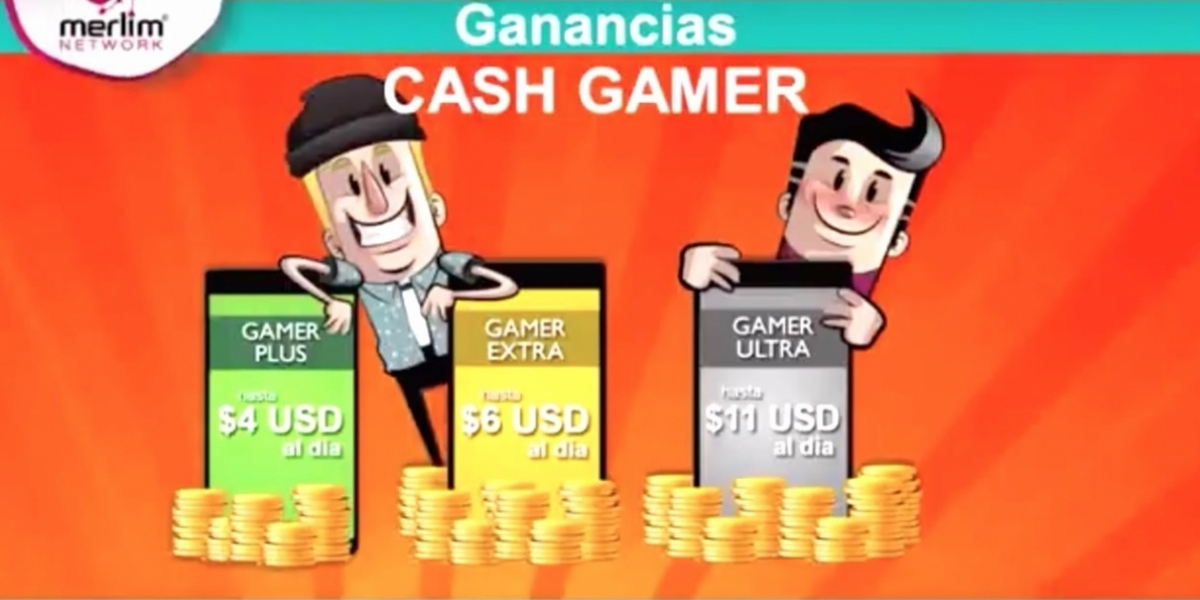 Publicidad que anunciaba el sistema 'Cash Gamer', de la plataforma Merlim Network.