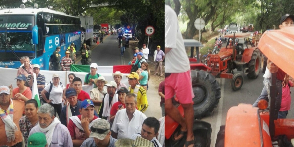 Zonacero.com AArroceros de Campoalegre, Huila, adelantan su jornada de paro nacional exigiendo soluciones al precio de compra de su producto.