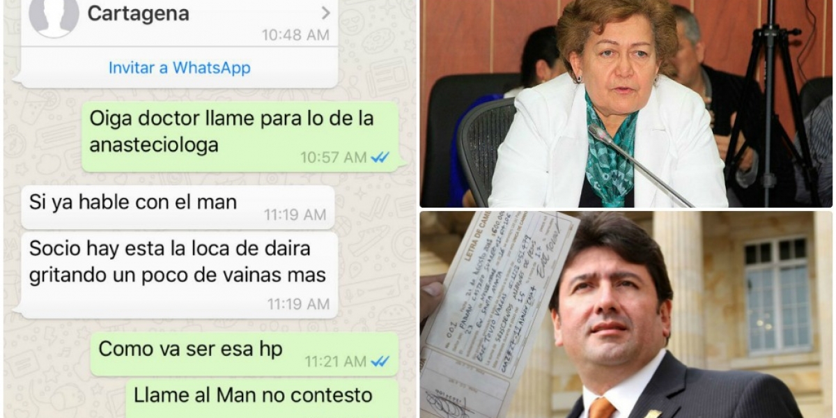 Seguimiento.co Dos de los 39 pantallazos del celular de Eric Tovío relacionan a Daira Galvis con el préstamo a Fabián Castillo.