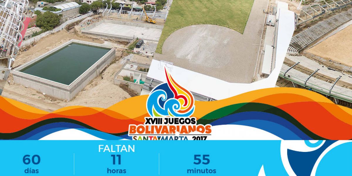 Pagina web Oficial JJBB. Cuenta regresiva de los Juegos Bolivarianos.