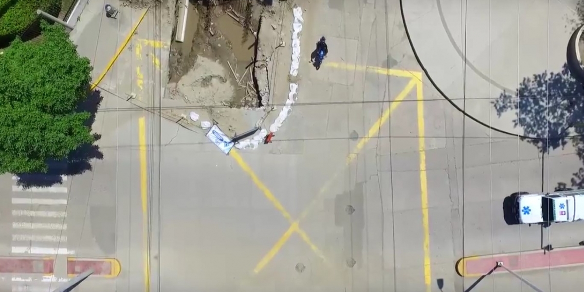Capture. La medida de entregada por la administración se produce después de la protesta realizada este jueves por el gremio de taxistas de Santa Marta.