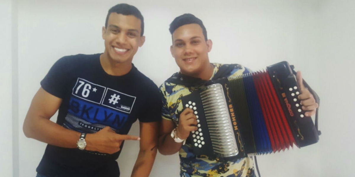 Juancho Fuentes e Iván Crespo la nueva revelación del vallenato. 