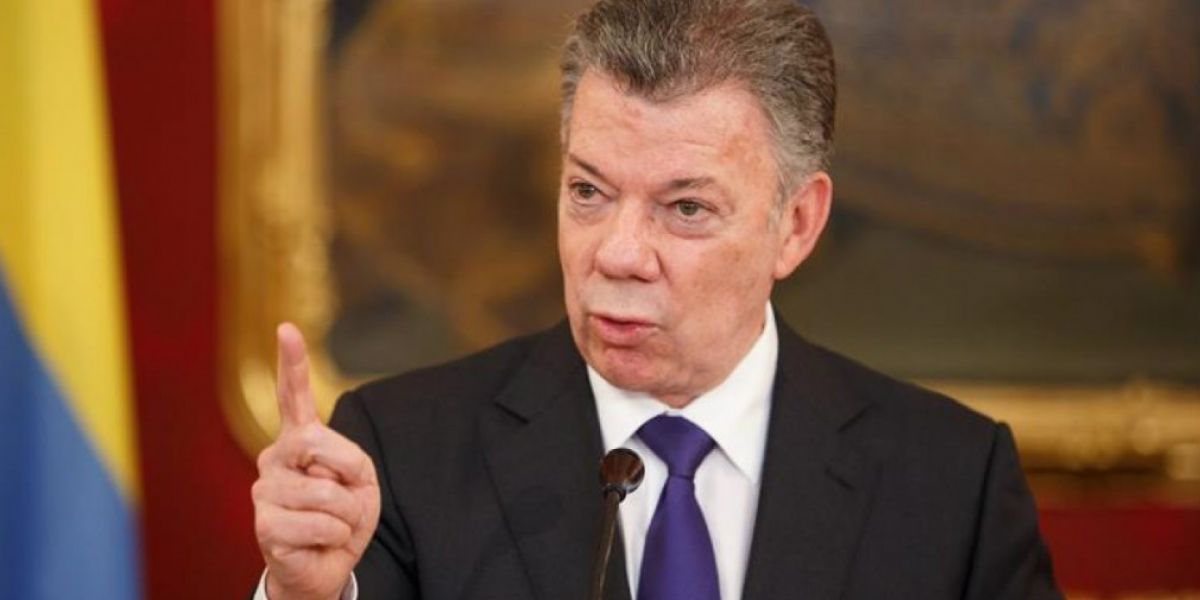 Tomada de Zona Cero Juan Manuel Santos, Presidente de Colombia.