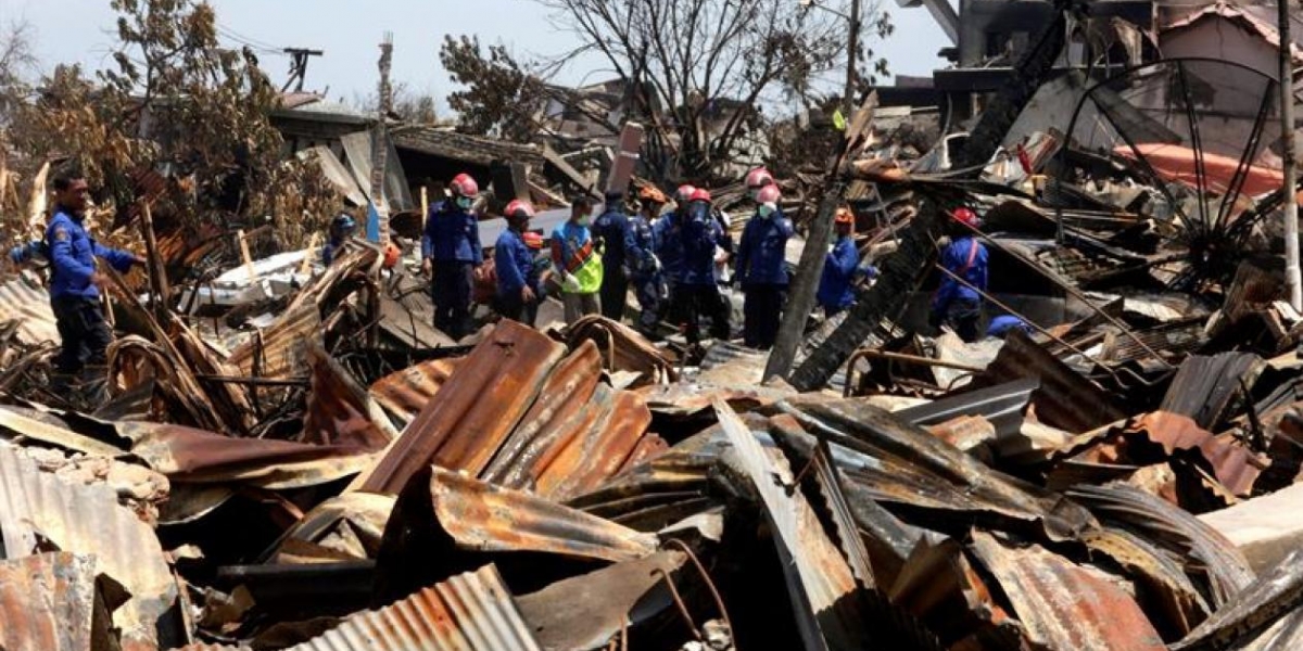 Los niños se encontraban en un campamento. 