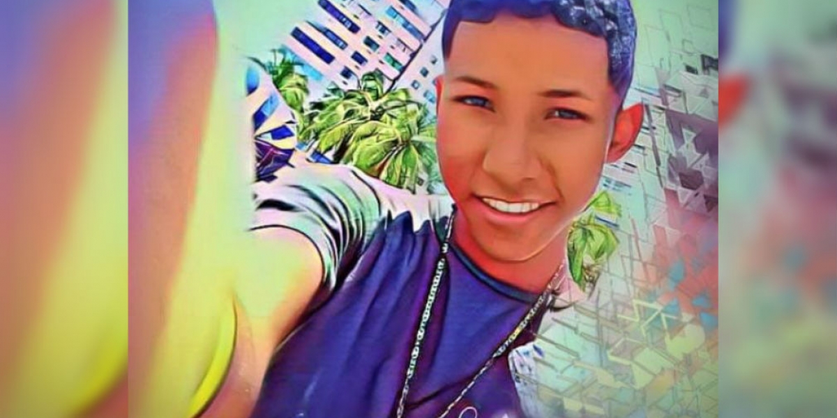 Foto publicada con autorización de la madre. Ricardo Manuel Moscote Henao, joven desaparecido.