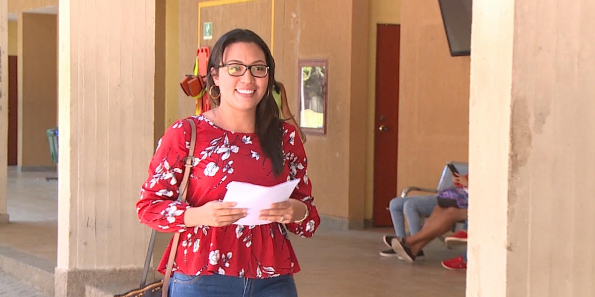 Unimagdalena. Liseth Peñalver Almanza, estudiante de la Universidad del Magdalena.