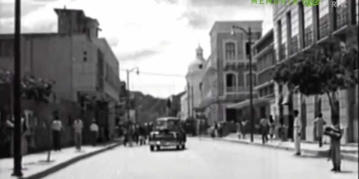 Pantallazo Así se veía la Avenida Campo Serrano, hace 60 años.
