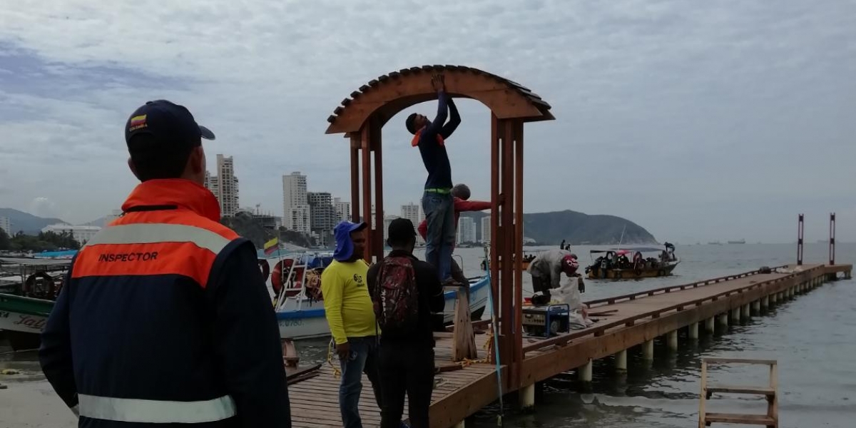 La Dimar está realizando controles en las distintas playas de Santa Marta. 