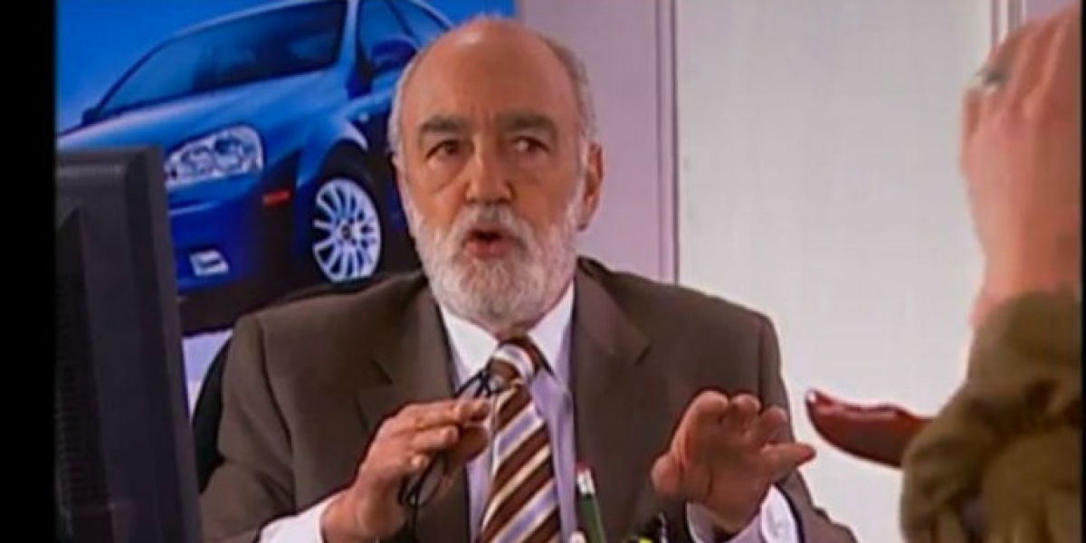 Captura de video RCN. Javier Gnecco, actor.
