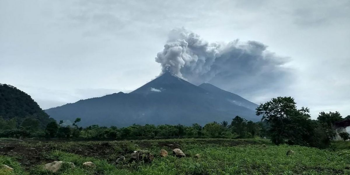 Volcán de Fuego, en Guatemala.