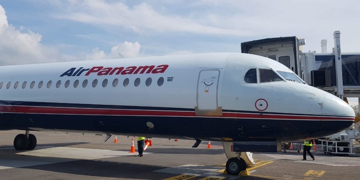 El vuelo cubrió la ruta Ciudad de Panamá - Santa Marta - Ciudad de Panamá.