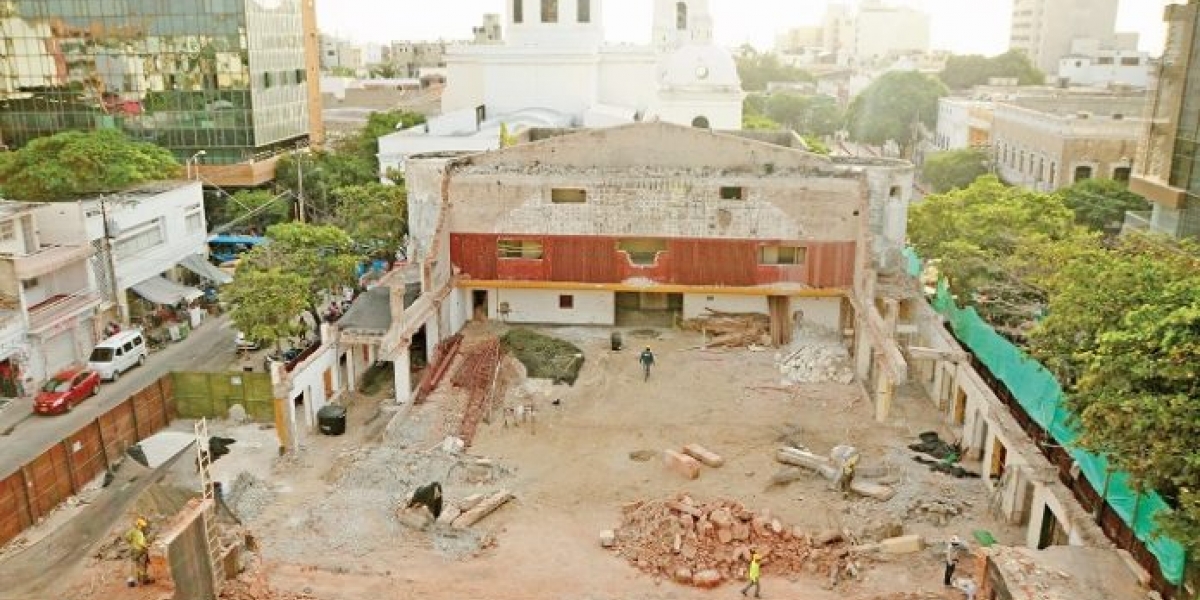 Alcaldía de Santa Marta Las obras están paralizadas desde hace varios meses.
