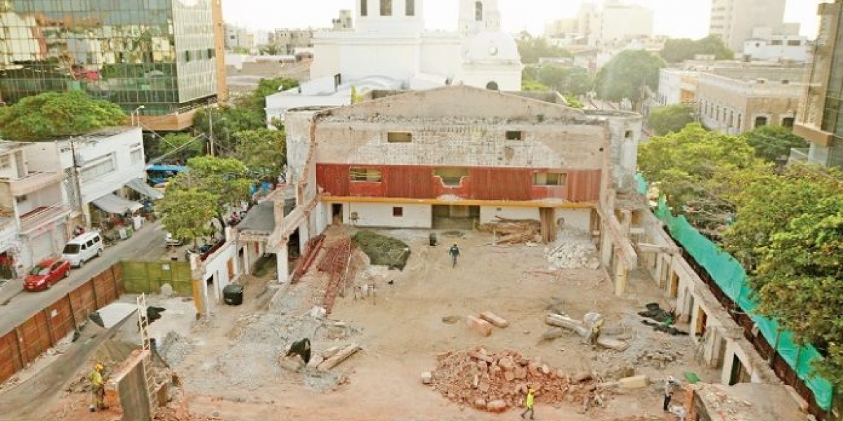 Las obras están paralizadas desde hace varios meses. 