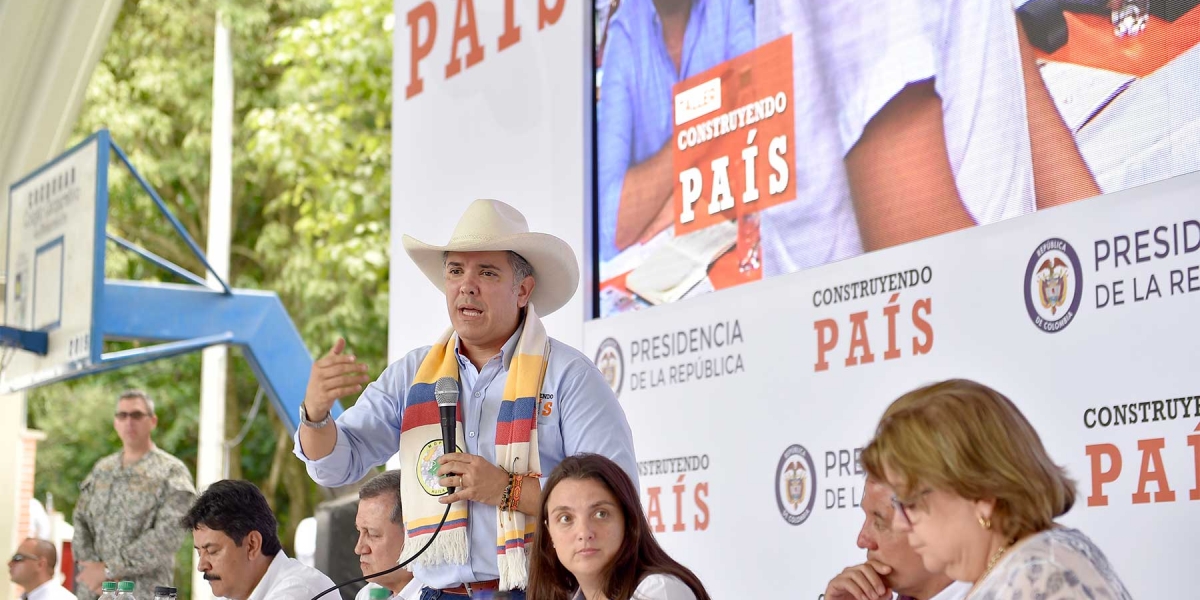 El presidente Iván Duque.