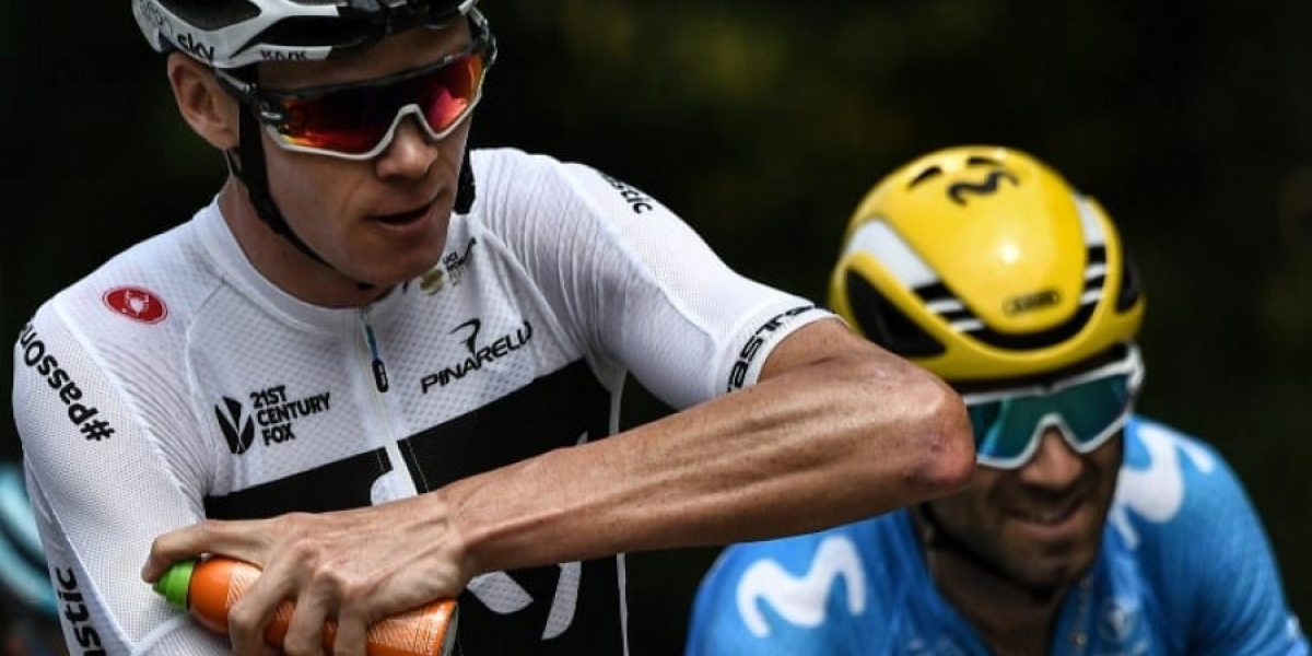 AFP Chris Froome y Alejandro Valverde.