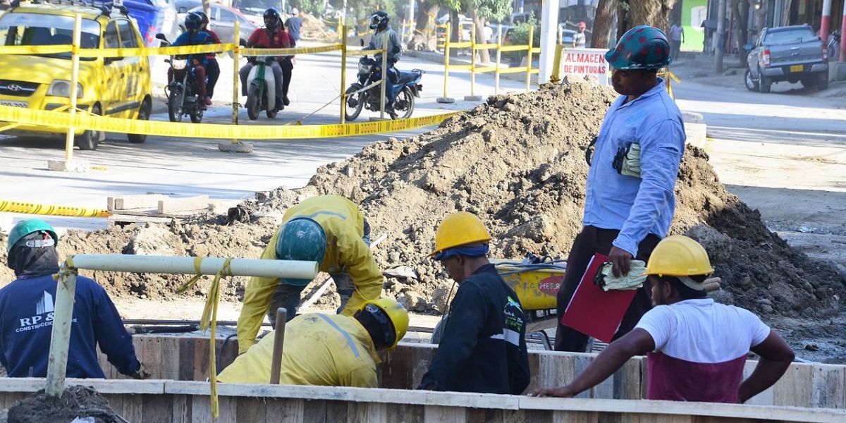 Alcaldía de Santa Marta. La obra hasta la fecha avanza en un 90%.