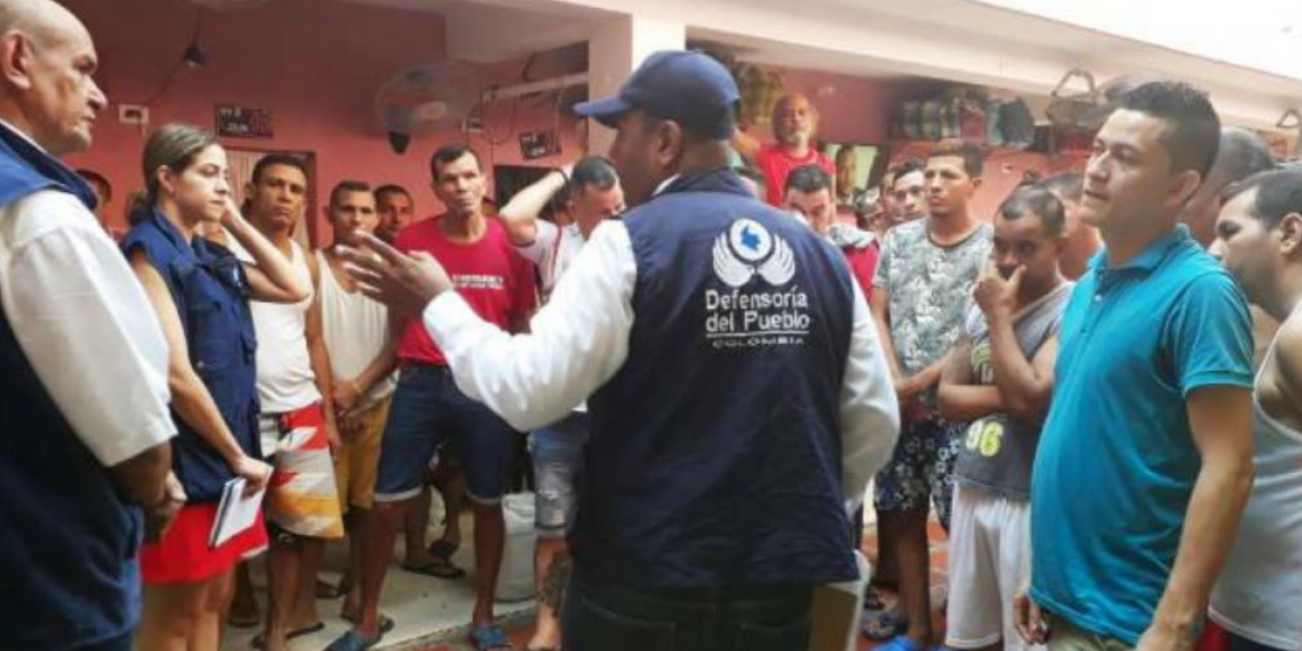 Defensoría del Pueblo Defensoría visitó la cárcel Rodrigo de Bastidas.