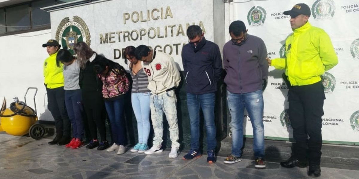 Policía Captura de los implicados en el delito