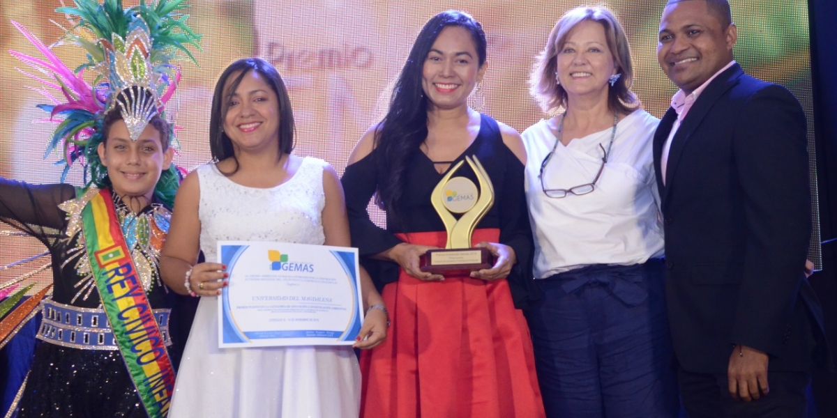 Unimagdalena La Unimagdalena recibió el galardón en la capital del Atlántico.
