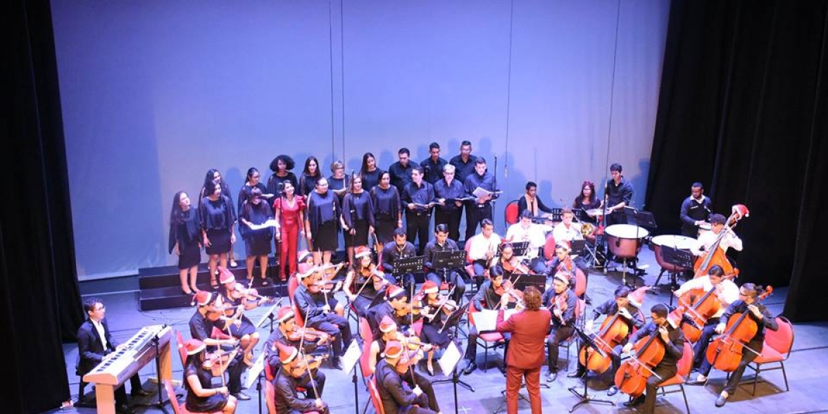 Cajamag. Filarmónica de Cajamag inyectó un plus a las noches de conciertos.