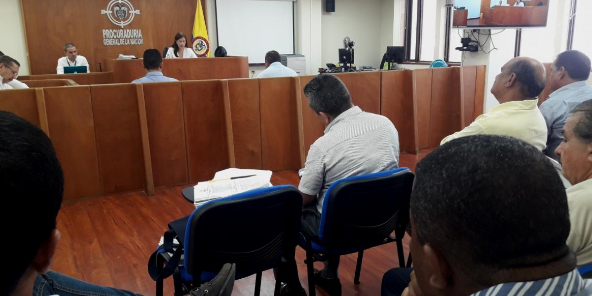 Audiencia concejales de Valledupar. 