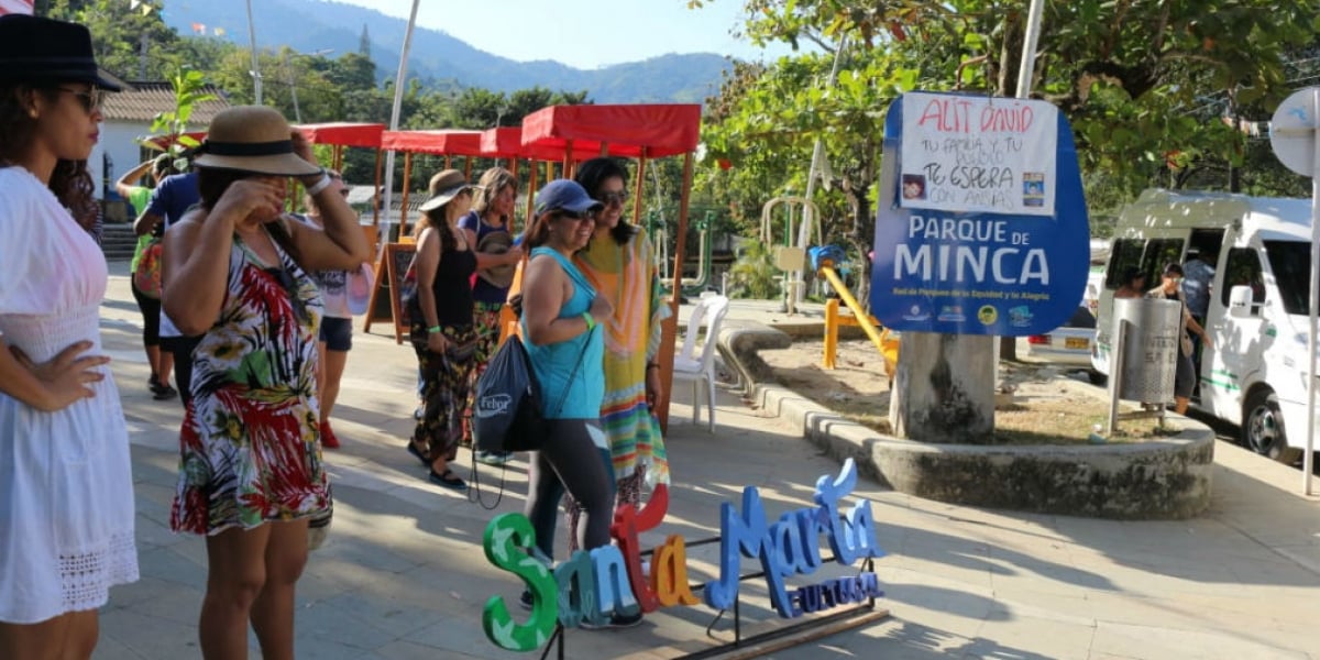 Cortesía Feria de Emprendimiento en la Plaza principal de Minca