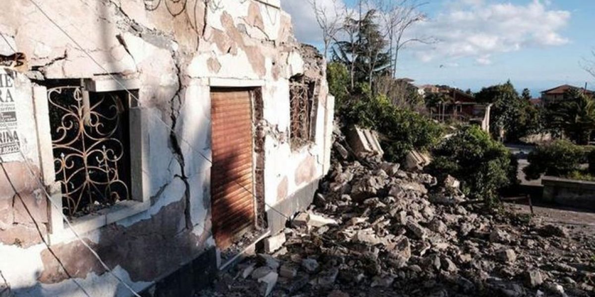 Globovisión El terremoto registrado este miércoles en Sicilia fue de 5,1.