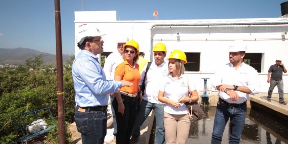 La estabilización de la captación del río Piedras en la planta de tratamiento de Mamatoco fue una de las inversiones. 