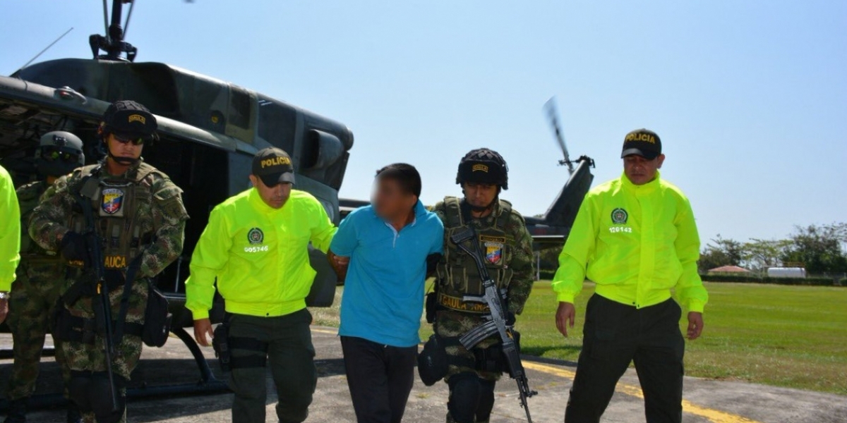 Ejército. Guerrillero del ELN capturado.