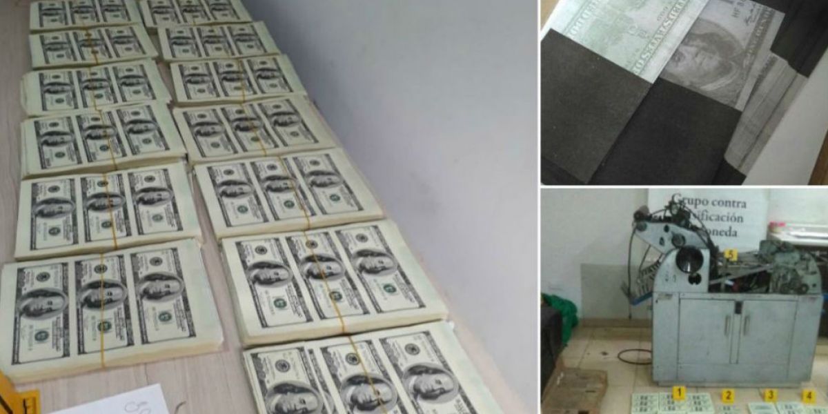 Zona Cero. La ofensiva nacional de la Fiscalía busca identificar y desarticular las estructuras dedicadas a la falsificación de diferente tipo de moneda.
