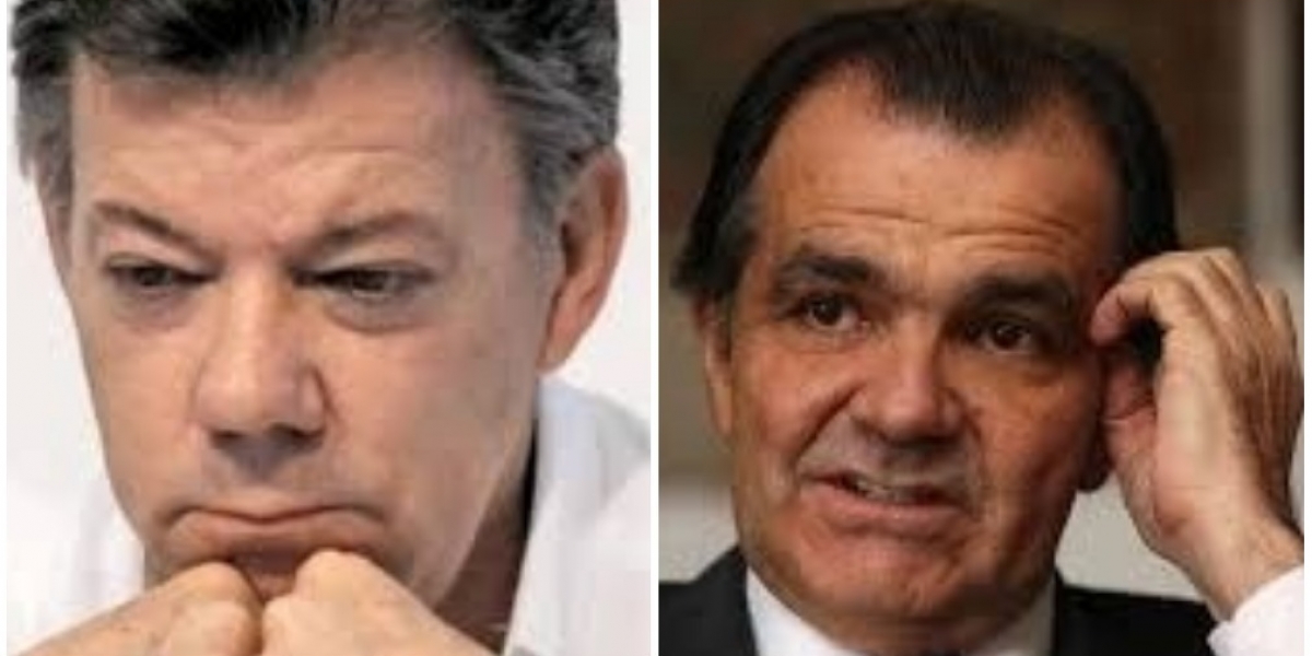 Juan Manuel Santos y Oscar Iván Zuluaga. 