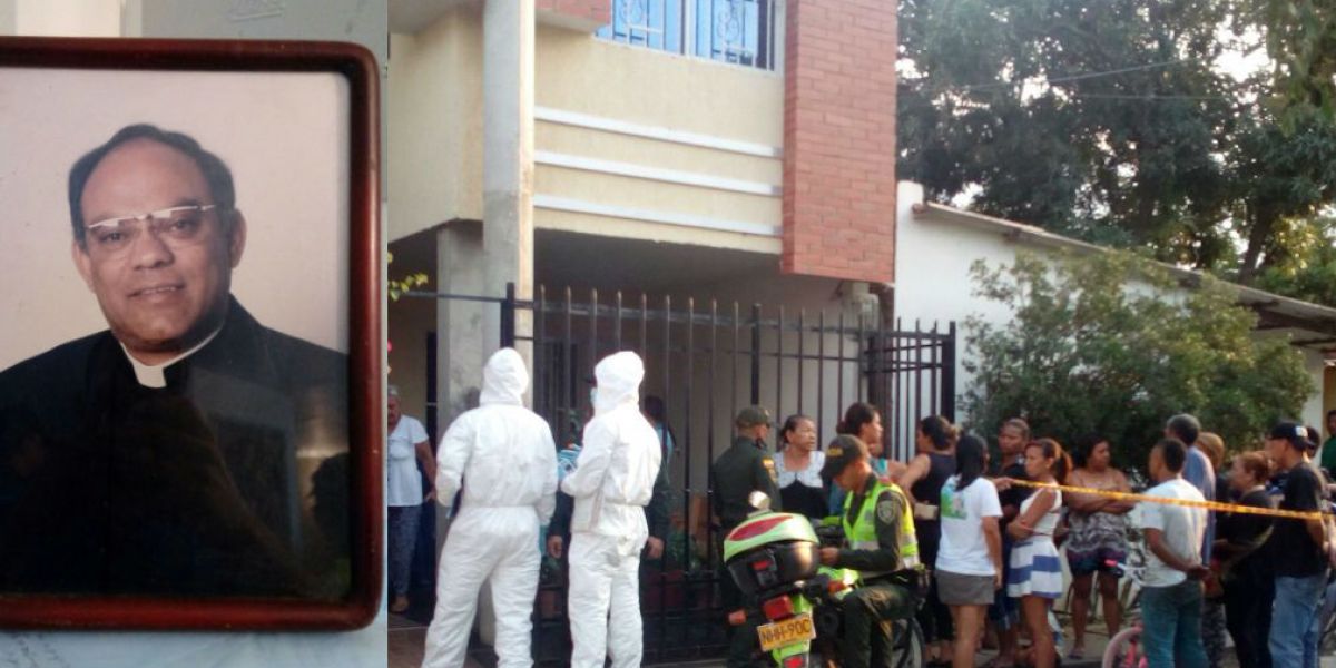 Padre Dagoberto Noguera, asesinado en el barrio Mamatoco.