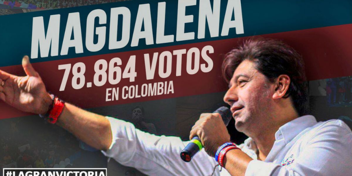 Prensa Fabián Castillo. Fabián Castillo Suarez, agradeció al departamento del Magdalena y a los colombianos por la confianza que le permitió ocupar la curul en el Senado de la Republica.