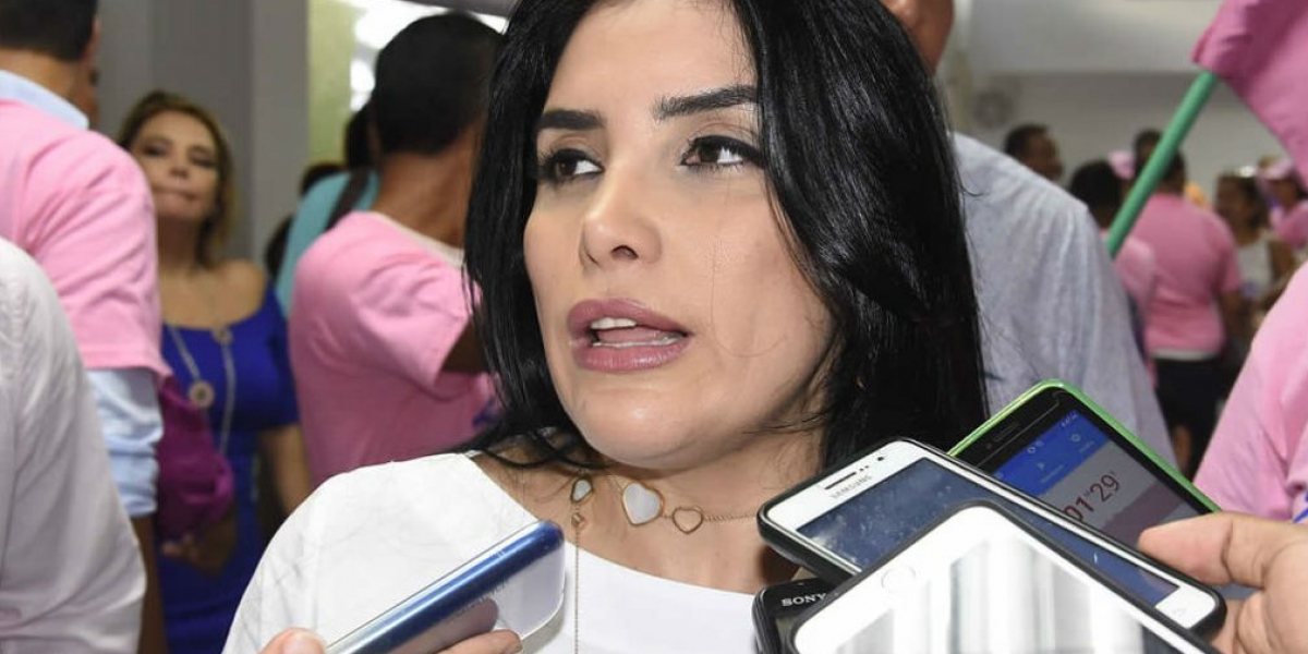 Zona Cero. Aida Merlano, congresista, cuya sede política fue allanada por presuntas irregularidades.