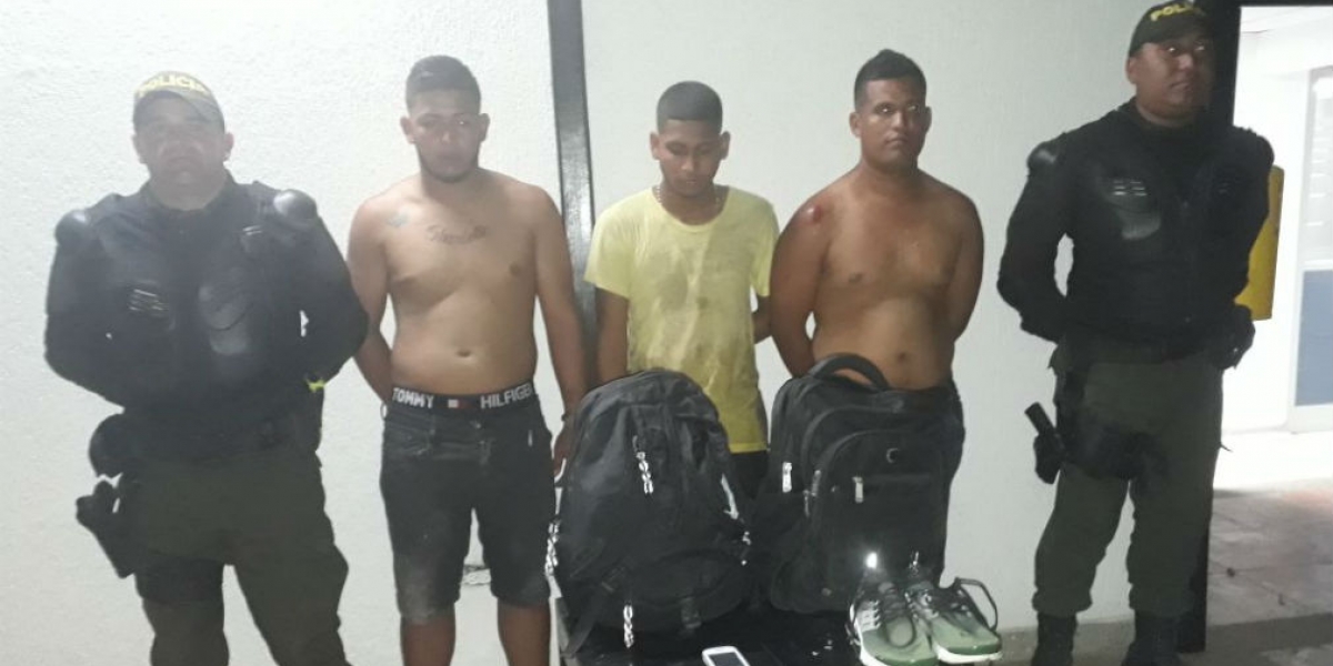 Dos de los capturados son venezolanos.
