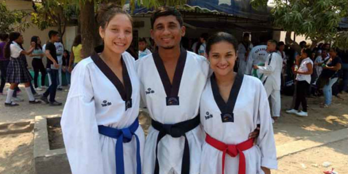 La Lupa Ciénaga. Taekwondistas que representarán a Ciénaga, en torneo previo al mundial de fútbol Rusia 2018.