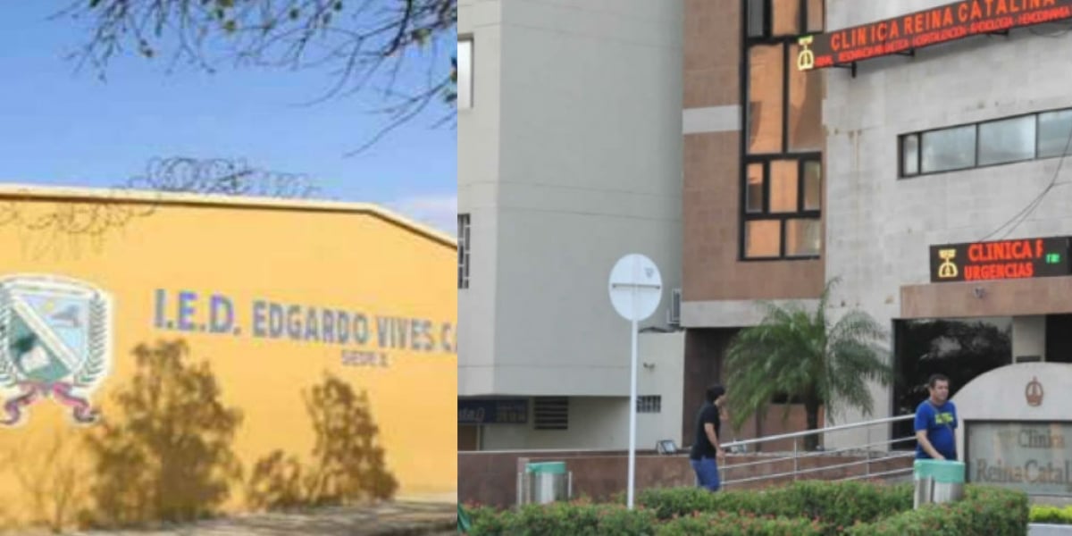 La estudiante fue trasladada a la Clínica Reína Catalina, de Barranquilla.