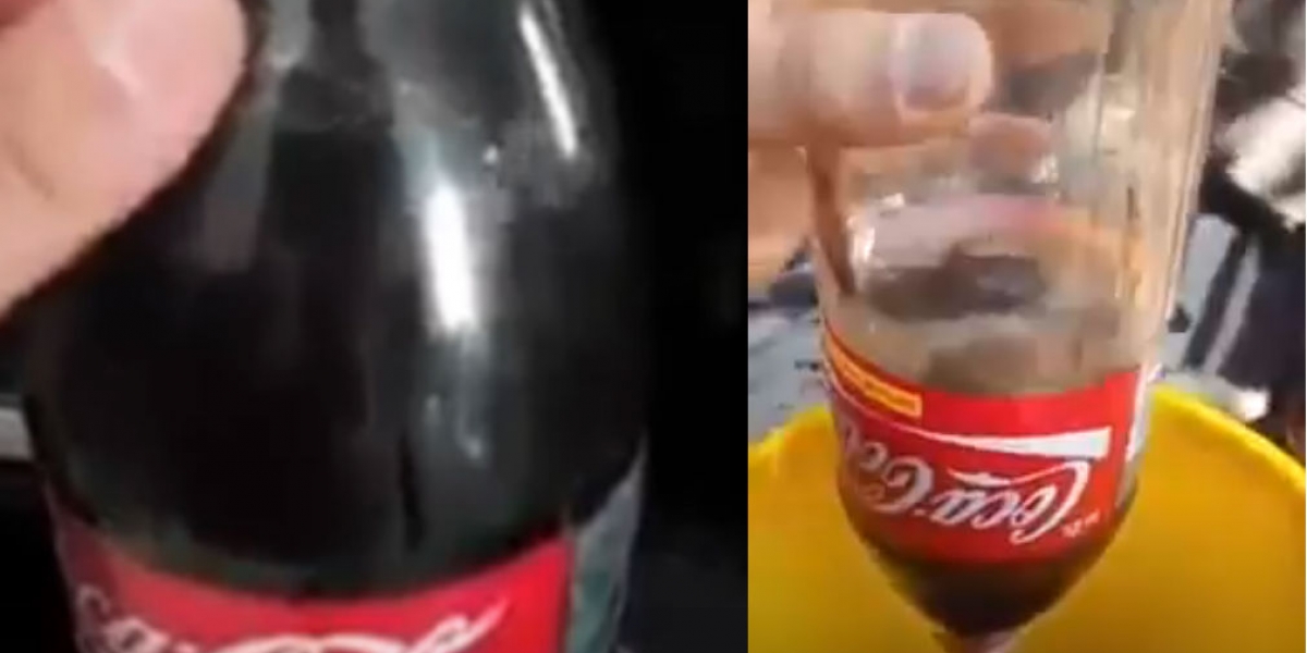 Youtube. Demostración del hombre con la botella de Coca- Cola.