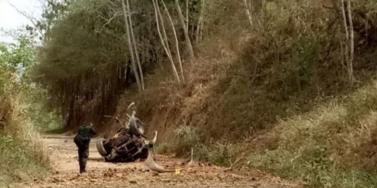 Policía Un policía magdalenense murió en el atentado.
