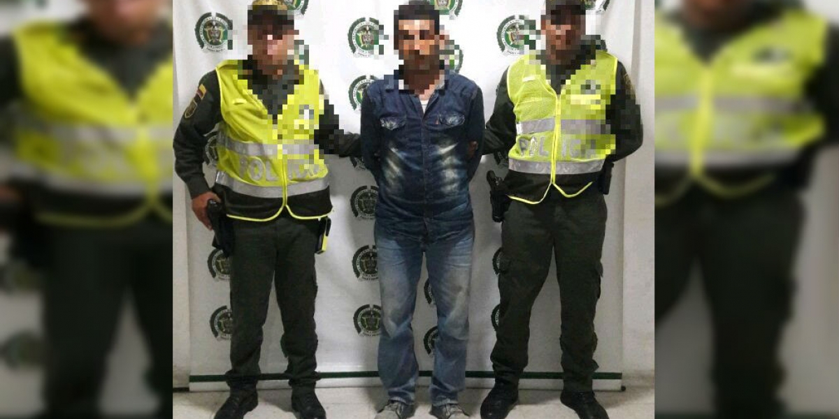Policía Magdalena La Policía del Magdalena no reveló la identidad del capturado.