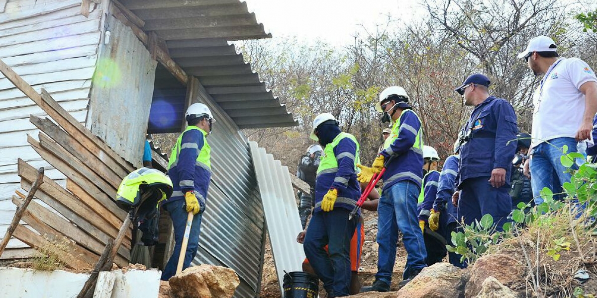 Oficina de Comunicaciones Alcaldía de Santa Marta. La ley estremeció a la delincuencia en Murallas de El Pando.