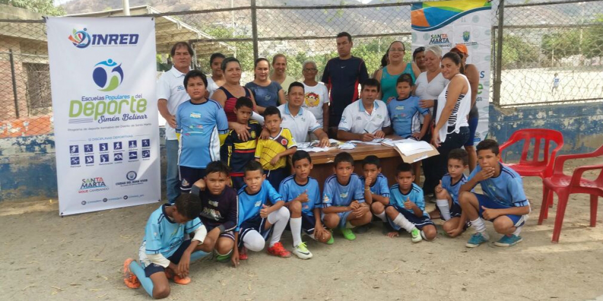 Alcaldía de Santa Marta. 4 mil niños se han inscrito en las Escuelas Populares del Deporte.