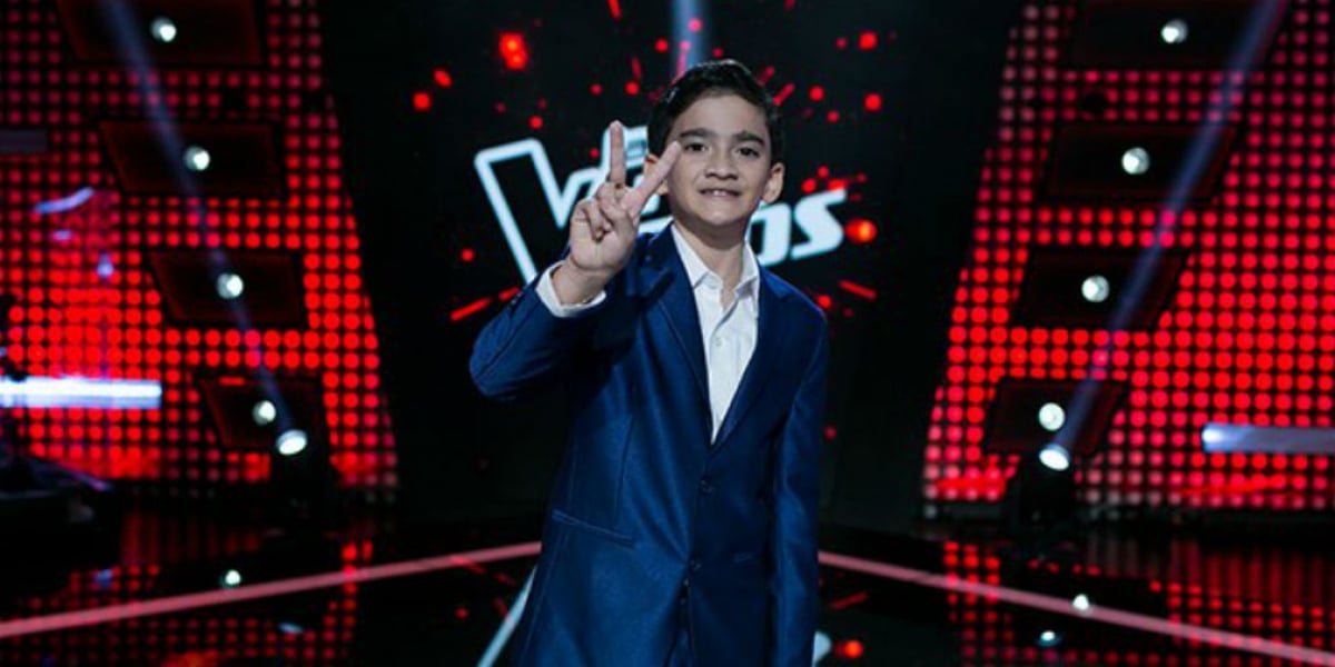 Jorge Nasra, participante de la Voz Kids.