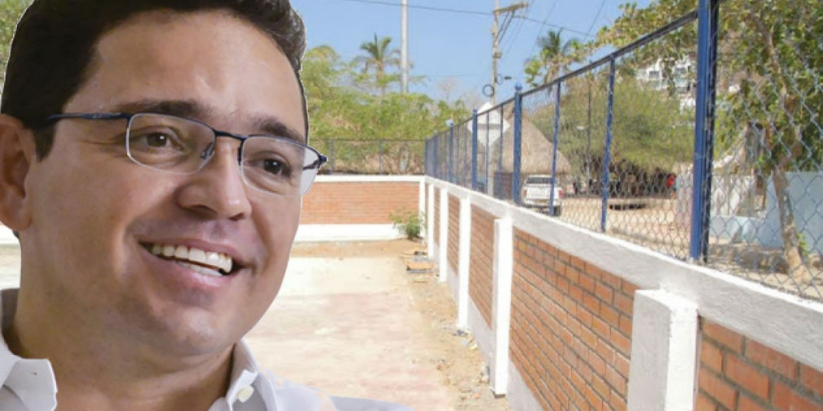 Archivo Por la construcción de un muro en el colegio de Taganga, Martínez tuvo que pagar un desacato.
