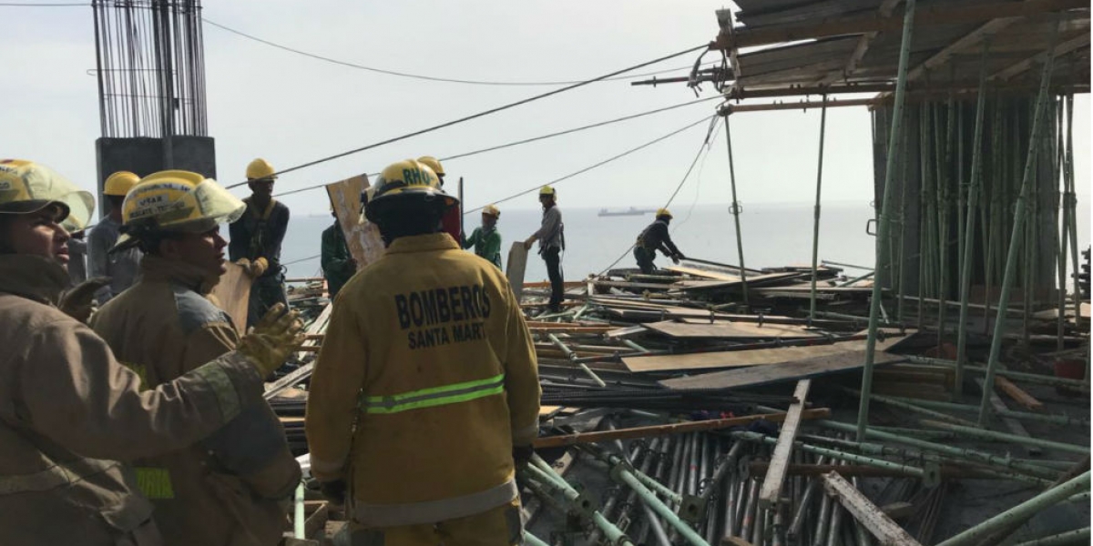 Bomberos de Santa Marta. Lugar de los hechos.