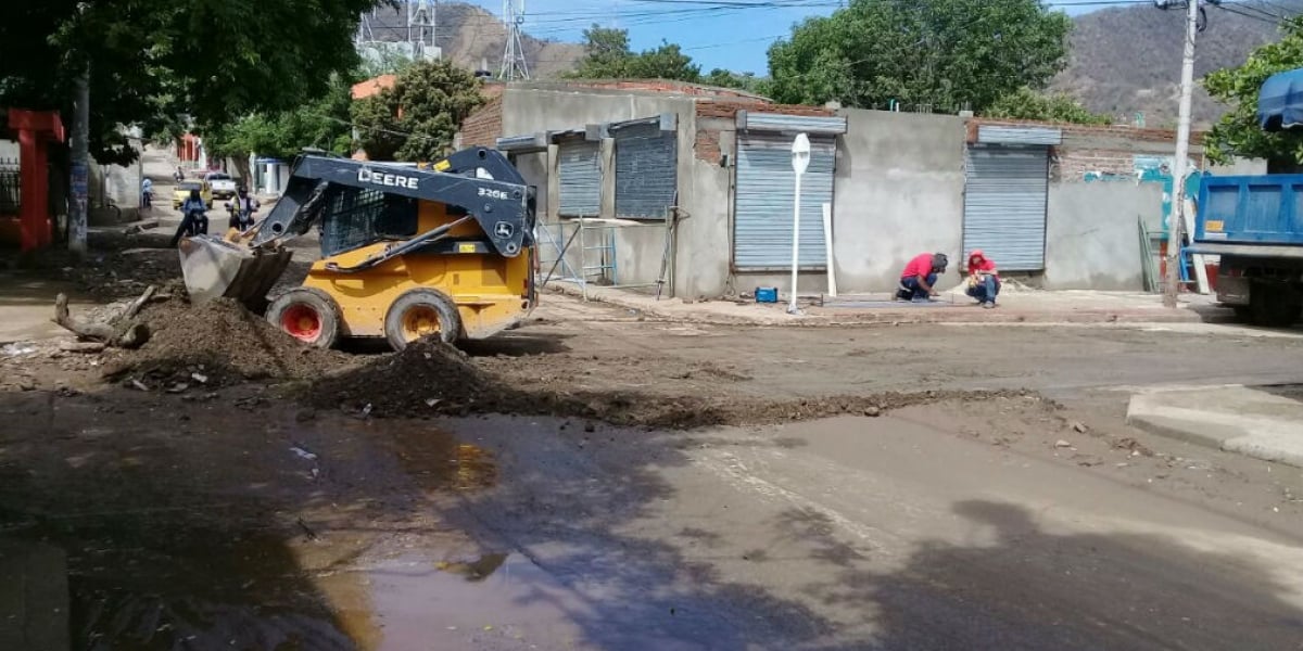 Los sectores más afectados fueron la carrera 19 con avenida de El Ferrocarril, María Eugenia y Primero de Mayo. 