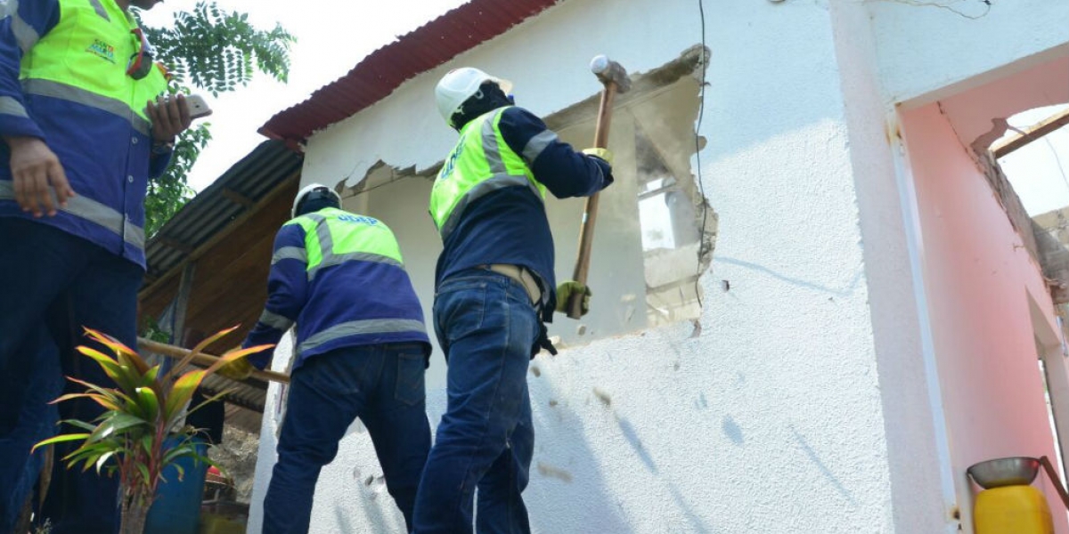 Alcaldía de Santa Marta. La vivienda fue demolida.